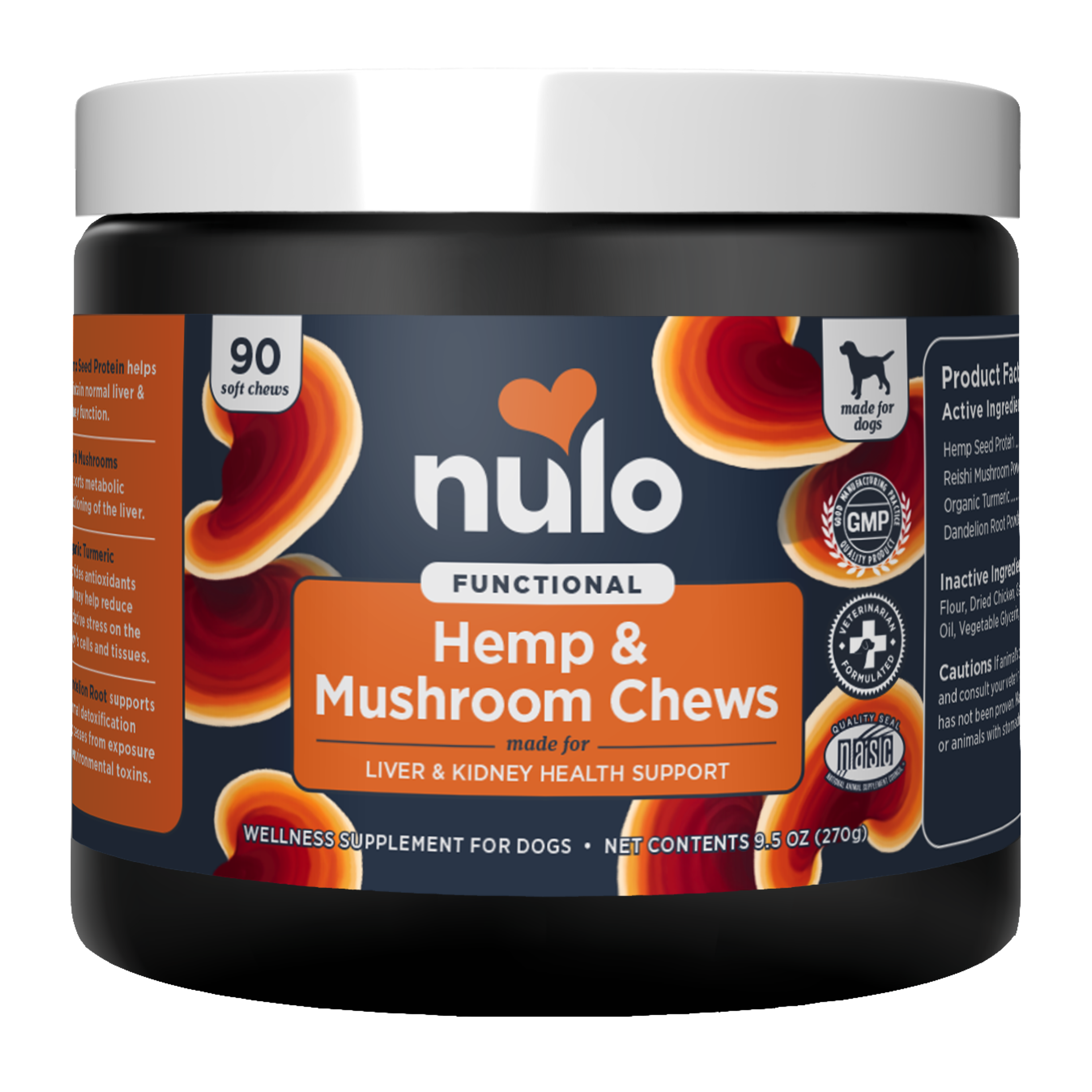 NU_Dog_Functional Soft Chews_Mushroom_9.5oz_FRONT